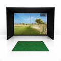 Golf Simulator Enclosure Built for Indoor Practice, 7 Size Options, Weather-Proof Design, Complete Setup Kit