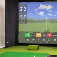 Golf Simulator Enclosure Built for Indoor Practice, 7 Size Options, Weather-Proof Design, Complete Setup Kit